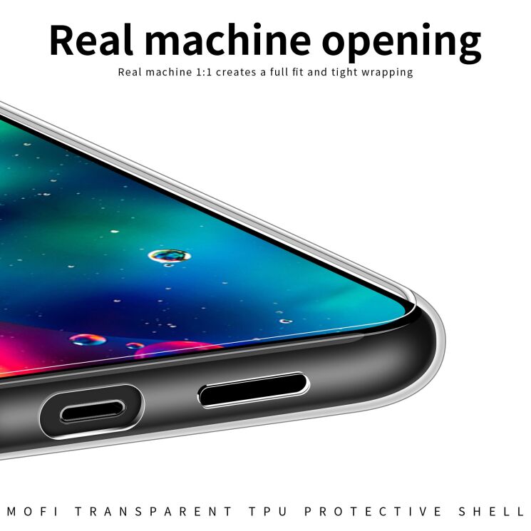 Силіконовий (TPU) чохол MOFI Thin Guard для Apple iPhone 17 - Transparent: фото 7 з 10