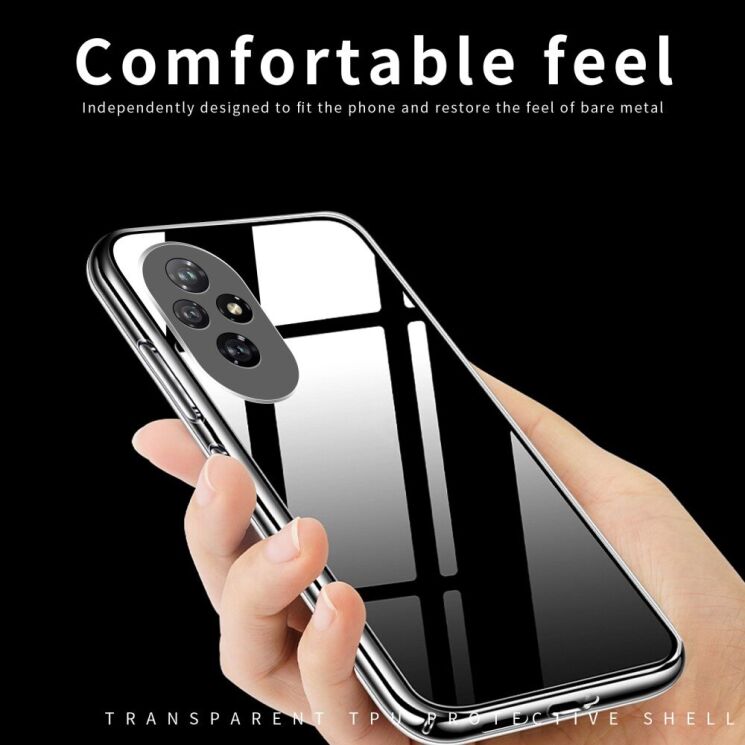 Силиконовый (TPU) чехол MOFI Thin Guard для Honor 200 - Transparent: фото 8 из 11