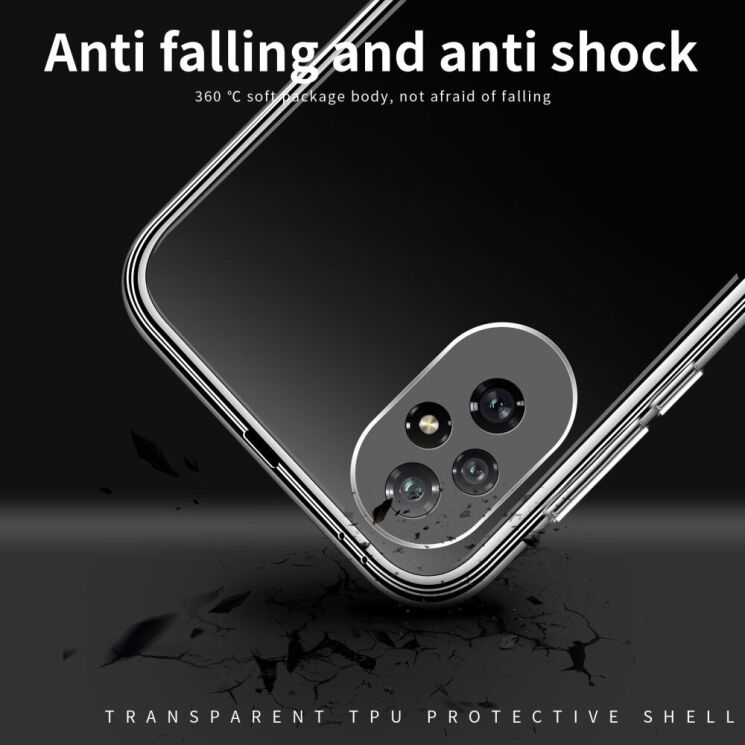 Силиконовый (TPU) чехол MOFI Thin Guard для Honor 200 - Transparent: фото 10 из 11