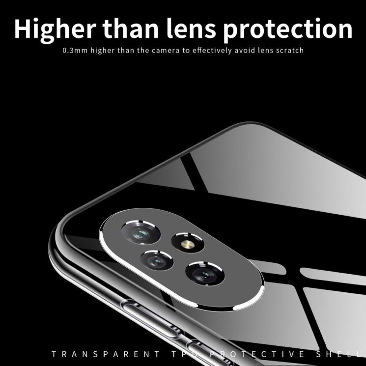 Силиконовый (TPU) чехол MOFI Thin Guard для Honor 200 - Transparent: фото 6 из 11