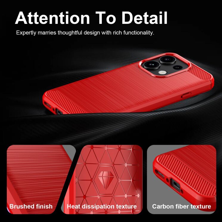 Силиконовый (TPU) чехол UniCase Carbon для OPPO Reno 16 F/FS - Blue (413412L) Силиконовый (TPU) чехол UniCase Carbon для OPPO Reno 16 F/FS - Blue: фото 6 из 9