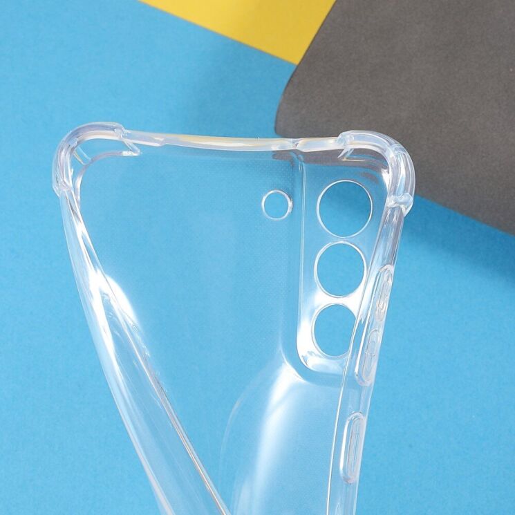 Силиконовый (TPU) чехол UniCase Carrying AirBag для Samsung Galaxy S21 FE (G990) - Transparent: фото 7 из 8