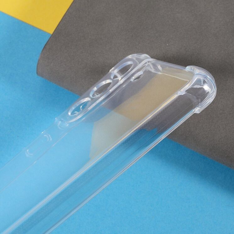Силиконовый (TPU) чехол UniCase Carrying AirBag для Samsung Galaxy S21 FE (G990) - Transparent: фото 6 из 8