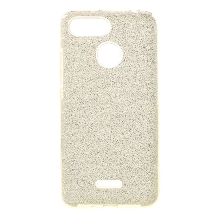 Силиконовый (TPU) чехол UniCase Glitter Cover для Xiaomi Redmi 6 - Gold: фото 1 из 4