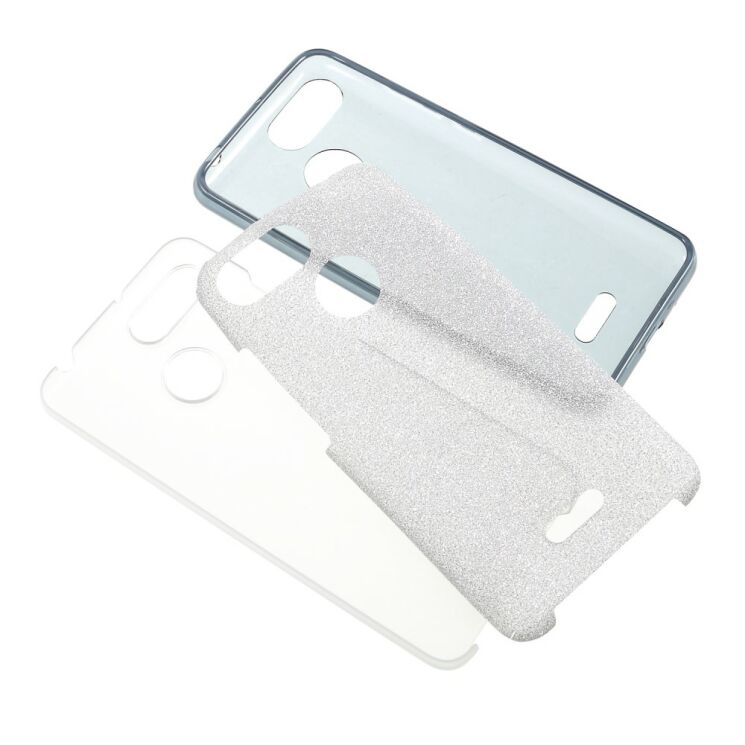 Силиконовый (TPU) чехол UniCase Glitter Cover для Xiaomi Redmi 6 - Gold: фото 4 из 4
