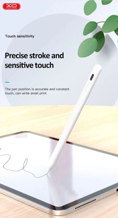 Стилус XO ST-03 Active Magnetic Capacitive Pen - White: фото 4 из 6