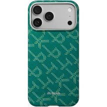 Ультратонкий чохол Pitaka Ultra-Slim Case для iPhone 17 Pro Max (KI1701PTKP) - Green / Gold: фото 1 з 11