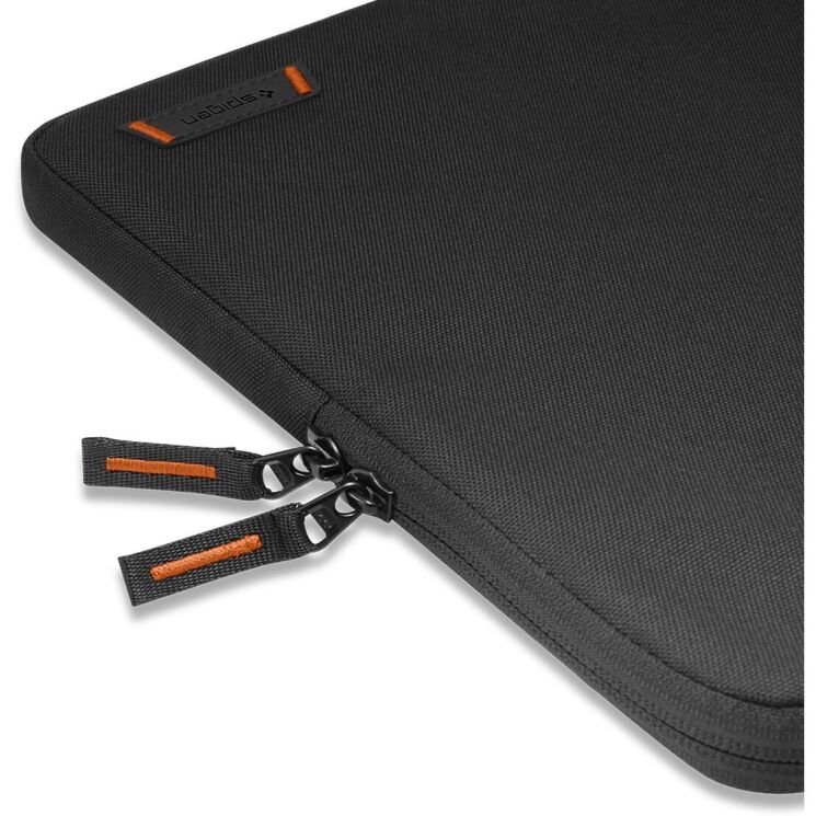 Универсальный чехол Spigen (SGP) Basic Laptop Pouch для ноутбука диагональю 13-14 дюймов (AFA07004) - Black: фото 8 из 14