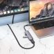 USB HUB Hoco HB27 5 in 1 Multifunctional (Type-C to HDMI+USB3.0+USB2.0+PD) - Metal Gray (896344H). Фото 8 из 9