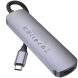 USB HUB Hoco HB27 5 in 1 Multifunctional (Type-C to HDMI+USB3.0+USB2.0+PD) - Metal Gray (896344H). Фото 4 из 9