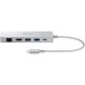 USB HUB Samsung Multiport Adapter (Type-C + 2USB + HDMI + RJ45) EE-P5400USEGEU - Silver (896364S). Фото 1 з 3
