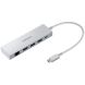 USB HUB Samsung Multiport Adapter (Type-C + 2USB + HDMI + RJ45) EE-P5400USEGEU - Silver (896364S). Фото 3 з 3