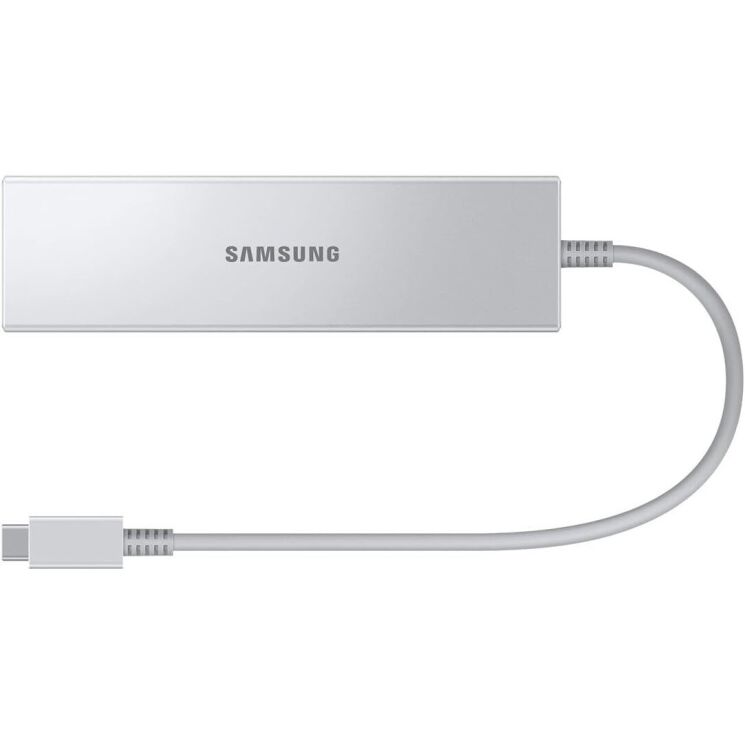 USB HUB Samsung Multiport Adapter (Type-C + 2USB + HDMI + RJ45) EE-P5400USEGEU - Silver: фото 2 з 3