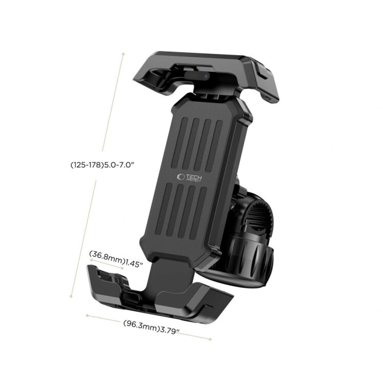 Велосипедный держатель Tech-Protect V6 Universal Mount - Black: фото 6 из 12