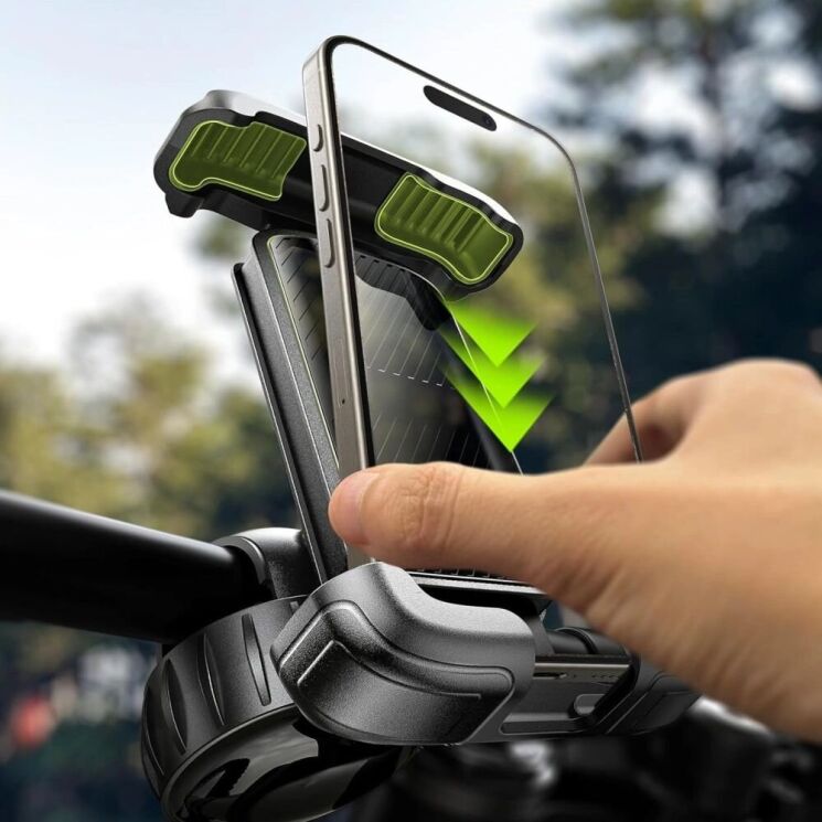 Велосипедный держатель Tech-Protect V6 Universal Mount - Black: фото 8 из 12