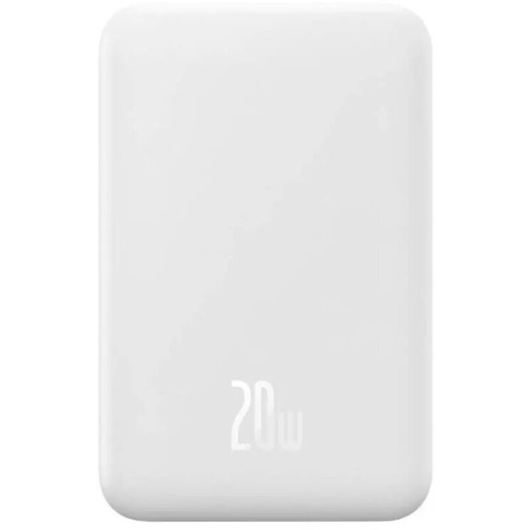 Внешний аккумулятор Baseus Magnetic Mini 20W (20000mAh) PPCX150002 - White: фото 2 из 26