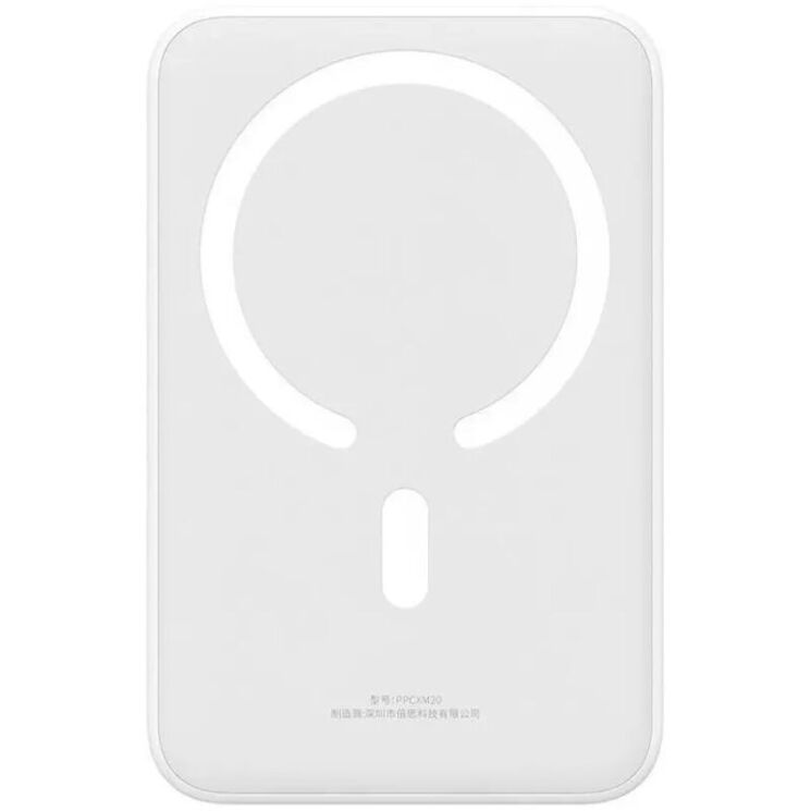 Внешний аккумулятор Baseus Magnetic Mini 20W (20000mAh) PPCX150002 - White: фото 4 из 26