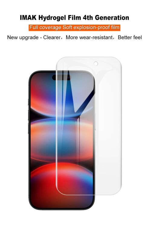 Захисна плівка IMAK Hydrogel Clear Film для Apple iPhone 17 / 17 Pro: фото 3 з 11