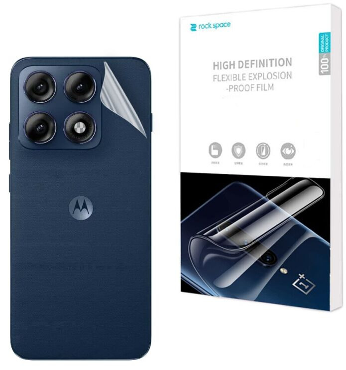 Захисна плівка на задню панель RockSpace Explosion-Proof SuperClear для Motorola Edge 70 Pro (412013) Захисна плівка на задню панель RockSpace Explosion-Proof SuperClear для Motorola Edge 70 Pro: фото 1 з 9