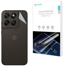 Защитная пленка на заднюю панель RockSpace Explosion-Proof SuperClear для Motorola Moto G77: фото 1 из 9