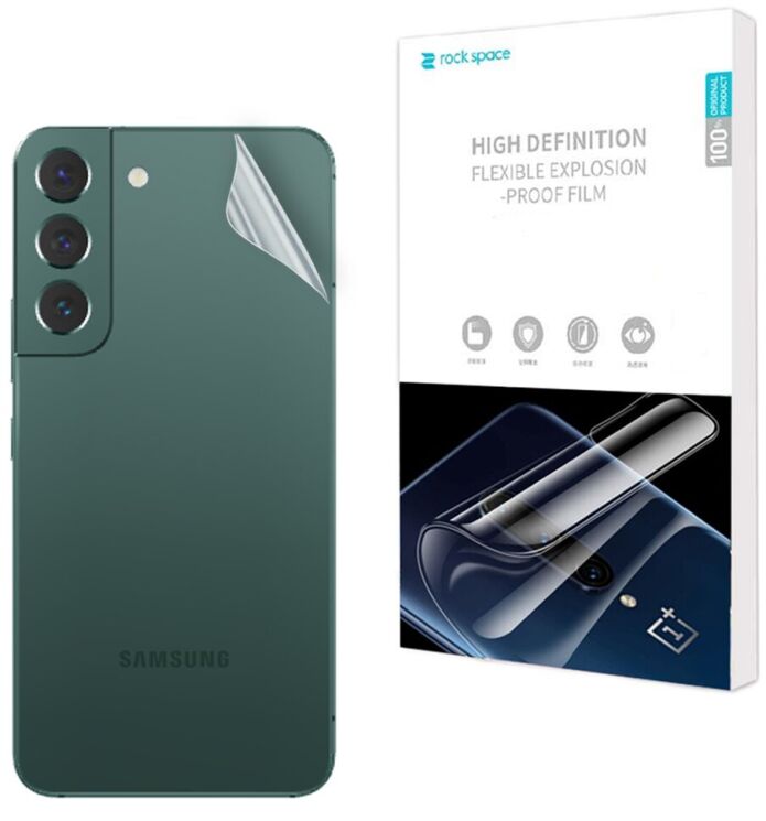 Захисна плівка на задню панель RockSpace Explosion-Proof SuperClear для Samsung Galaxy S22 (S901): фото 1 з 9