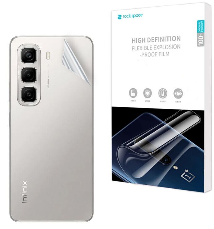 Захисна плівка на задню панель RockSpace SuperClear для Infinix Hot 50: фото 1 з 9