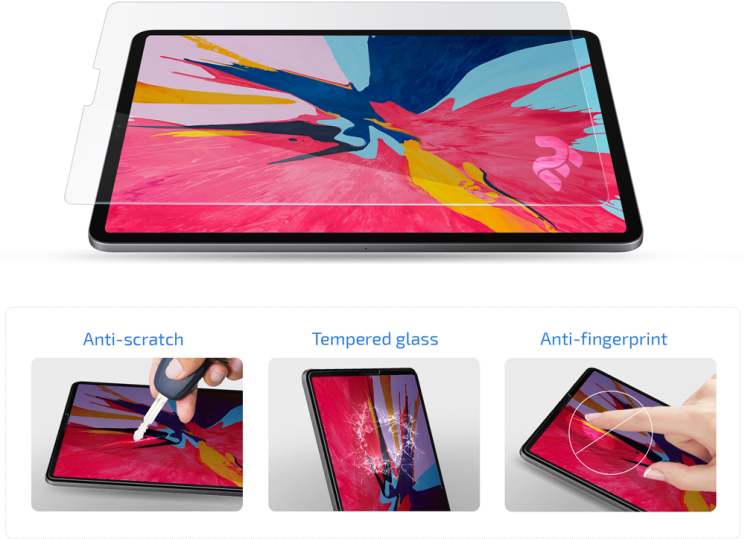Защитное стекло 2E HD Clear Glass для Samsung Galaxy Tab A7 Lite (T220/T225): фото 2 из 4