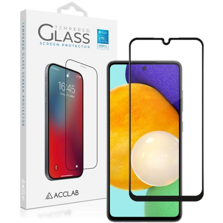Защитное стекло ACCLAB Full Glue для Samsung Galaxy A25 (A256) - Black: фото 1 из 7