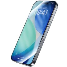 Захисне скло BENKS Zero Arc Series AntiSpy для iPhone 16 Pro / 17 / 17 Pro - Black: фото 1 з 17