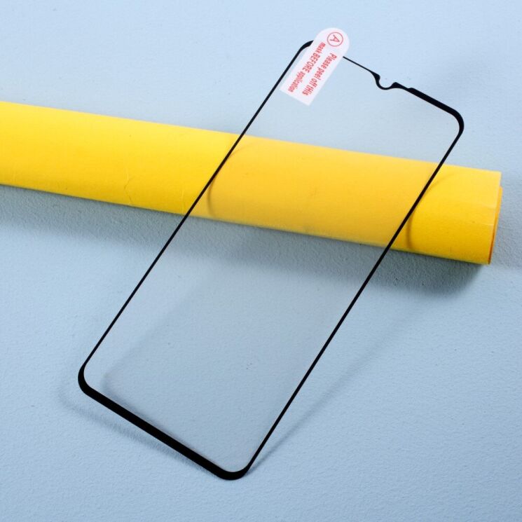 Защитное стекло Deexe Full Glue Coverage для Motorola Moto E7 Plus / Moto G9 Play - Black: фото 4 из 7