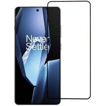 Защитное стекло Deexe Full Glue Coverage для OnePlus 13R / Ace 5 / Ace 5 Pro - Black: фото 1 из 7