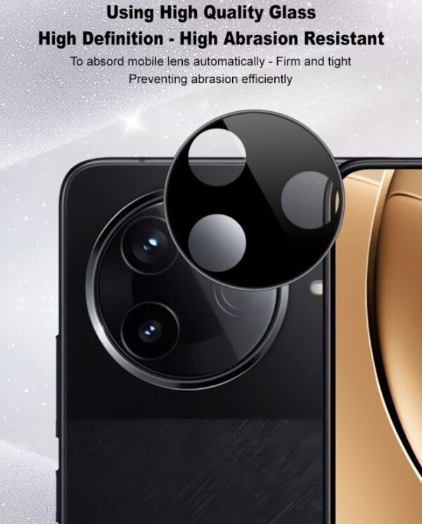 Защитное стекло IMAK Install Black Glass Lens для Xiaomi Poco F7 Pro - Black: фото 11 из 11