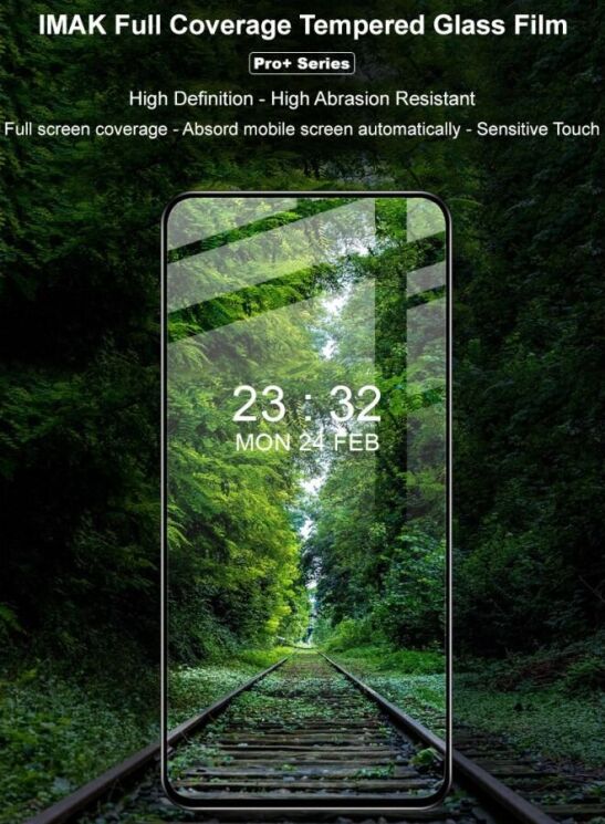 Защитное стекло IMAK Pro+ Full Coverage для Samsung Galaxy S24 FE (S721) - Black: фото 6 из 9