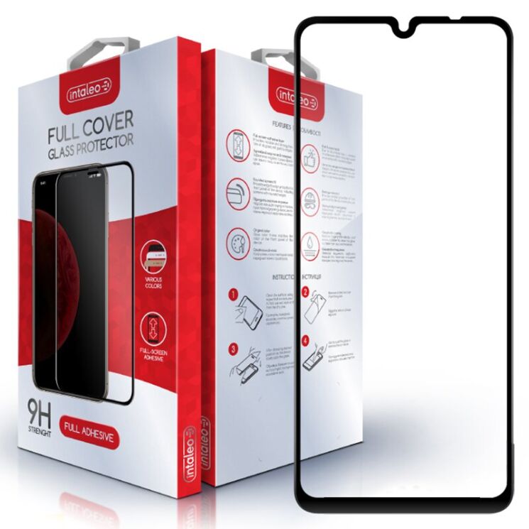 Защитное стекло Intaleo Full Glue для Xiaomi Redmi 14C / Redmi A4 5G / Poco C75 - Black: фото 1 из 9