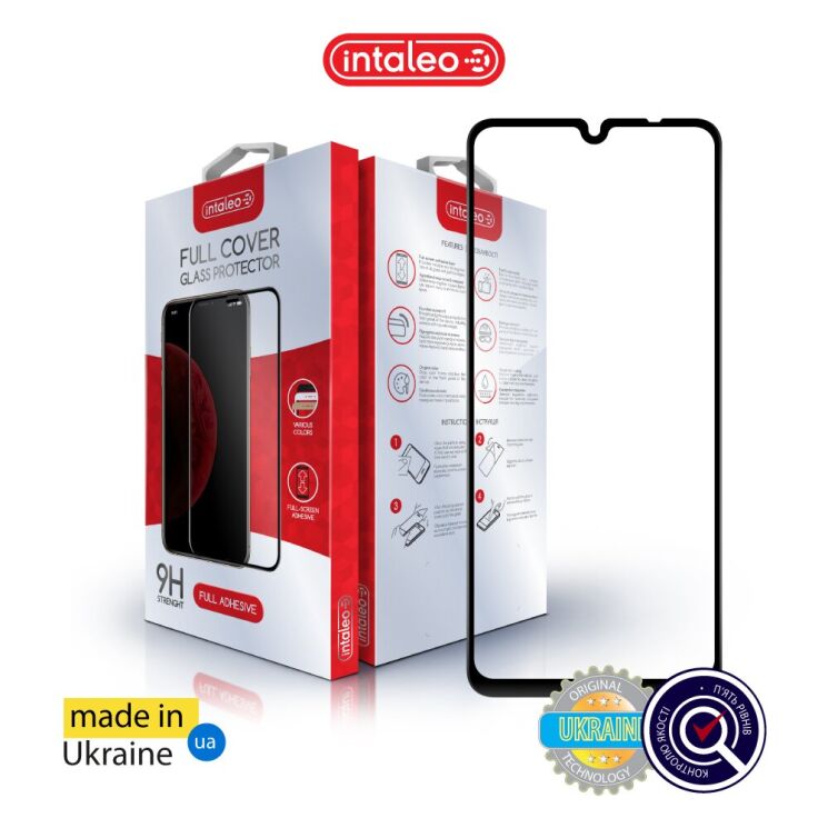 Защитное стекло Intaleo Full Glue для Xiaomi Redmi 14C / Redmi A4 5G / Poco C75 - Black: фото 3 из 9