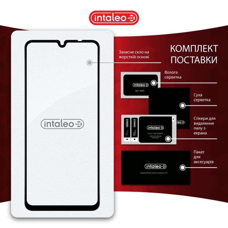 Защитное стекло Intaleo Full Glue для Xiaomi Redmi 14C / Redmi A4 5G / Poco C75 - Black: фото 9 из 9