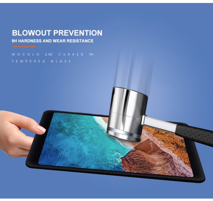 Защитное стекло MOCOLO 2.5D Arc Edge для Xiaomi Mi Pad 4 - Crystal: фото 8 из 9