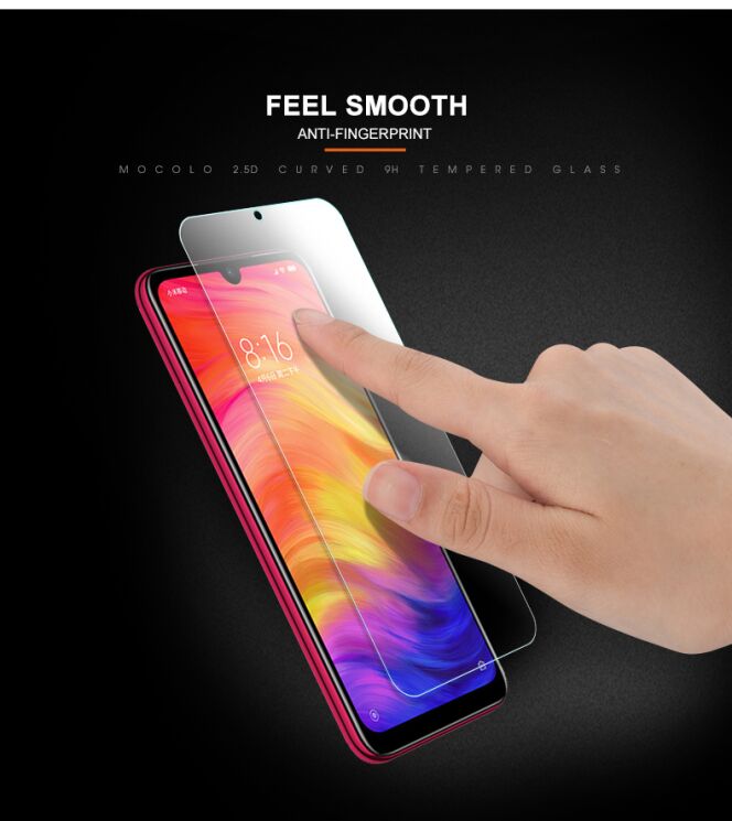 Защитное стекло MOCOLO 2.5D Arc Edge для Xiaomi Redmi Note 7 / Note 7 Pro: фото 12 из 13