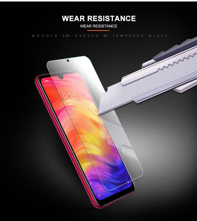Защитное стекло MOCOLO 2.5D Arc Edge для Xiaomi Redmi Note 7 / Note 7 Pro: фото 10 из 13
