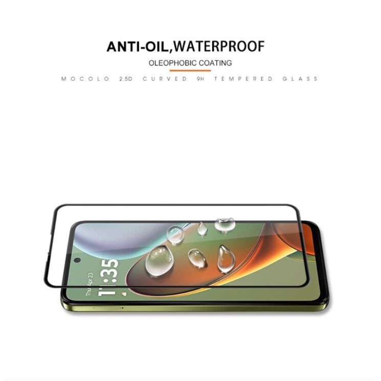 Защитное стекло MOCOLO Full Glue Cover для Motorola Moto G15 / G15 Power - Black: фото 9 из 11