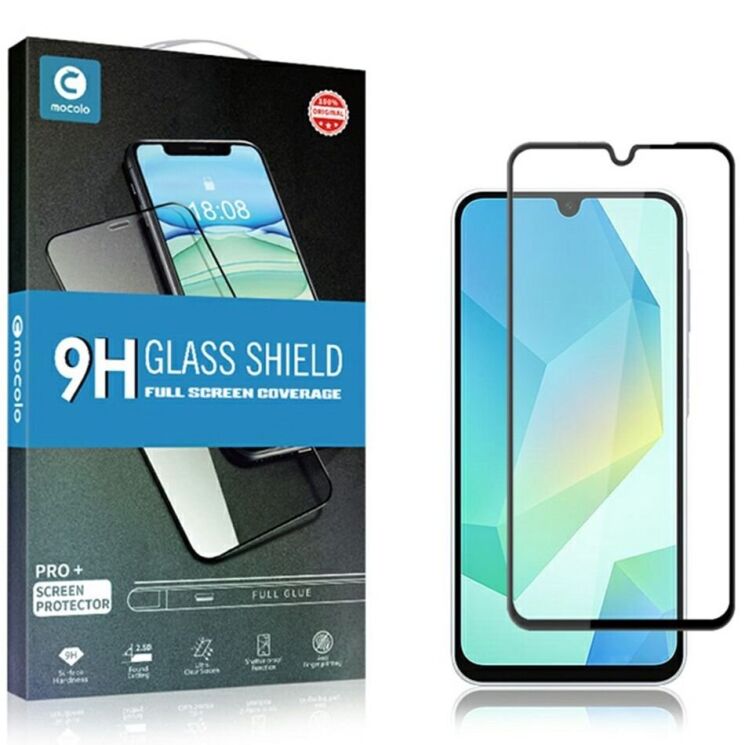 Защитное стекло MOCOLO Full Glue Cover для Samsung Galaxy A16 (A165) - Black: фото 10 из 10