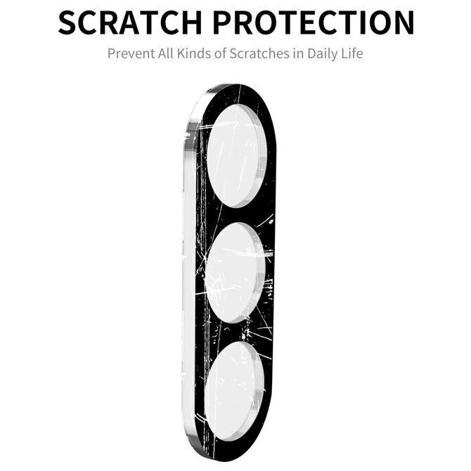 Защитное стекло на камеру ENKAY 9H Lens Protector для Samsung Galaxy Fold 5 - Black: фото 4 из 5