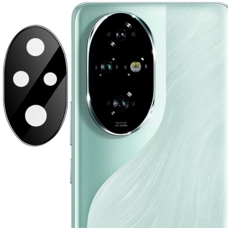 Защитное стекло на камеру IMAK Black Glass Lens для Honor 200 Pro - Black: фото 1 из 6