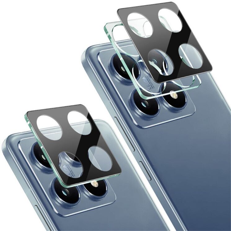 Захисне скло на камеру IMAK Black Glass Lens для Xiaomi 14T - Black: фото 3 з 10