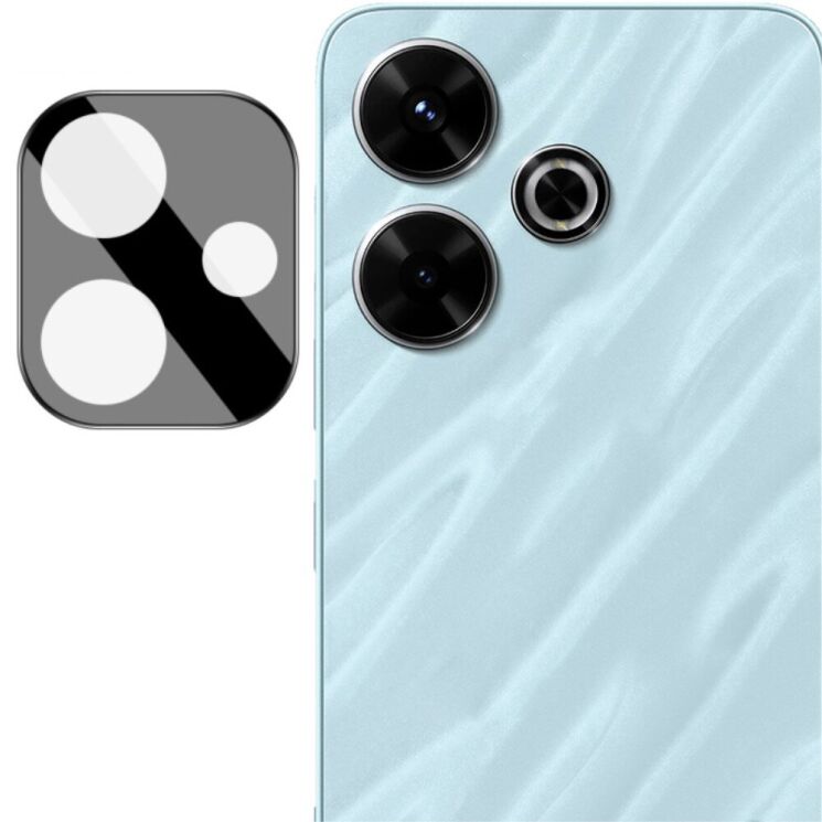 Защитное стекло на камеру IMAK Black Glass Lens для Xiaomi Redmi 13 - Black: фото 1 из 8