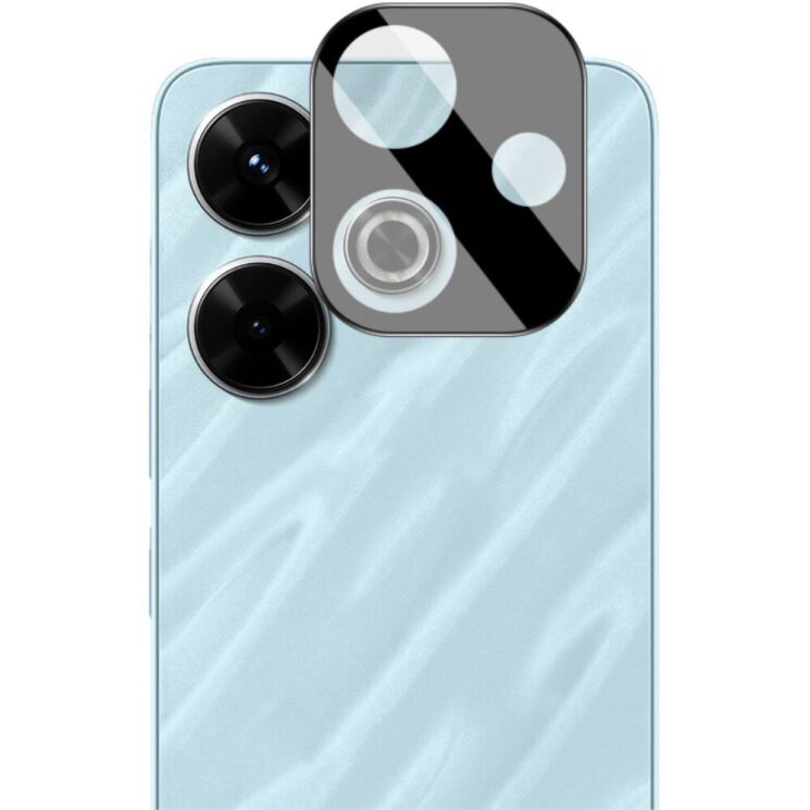 Защитное стекло на камеру IMAK Black Glass Lens для Xiaomi Redmi 13 - Black: фото 3 из 8