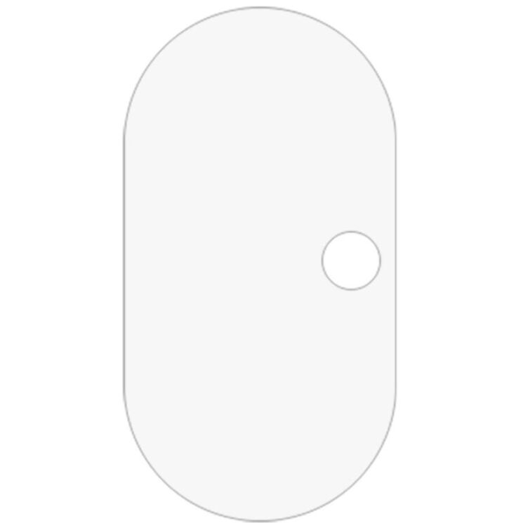 Защитное стекло на заднюю камеру Deexe Lens Protector для Realme C67: фото 2 из 6