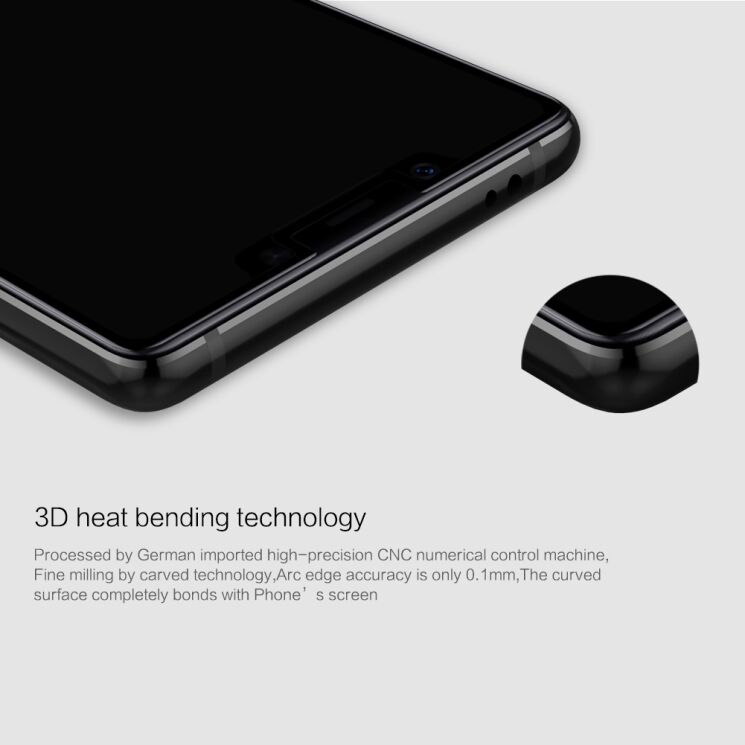 Защитное стекло NILLKIN 3D CP+ MAX для Xiaomi Mi 8 SE (Special Edition) - Black: фото 4 из 9