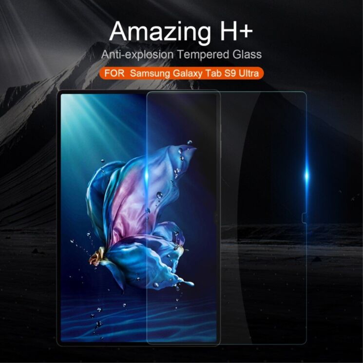 Защитное стекло NILLKIN Amazing H+ (FT) для Samsung Galaxy S9 Ultra / Tab S10 Ultra (X910/916/920/926) - Transparent: фото 5 из 14