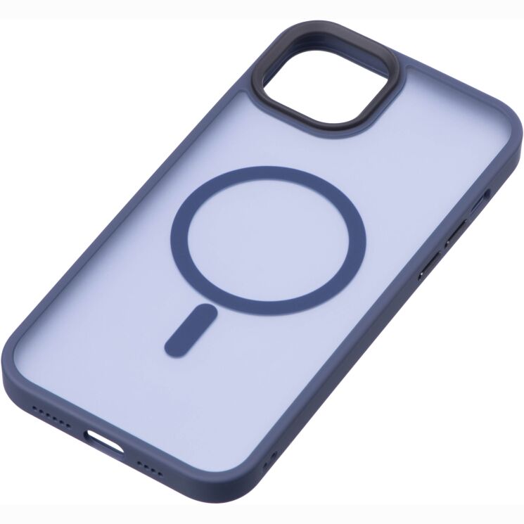 Защитный чехол 2Е Soft Touch MagSafe для iPhone 15 Plus - Dark Blue: фото 3 из 3
